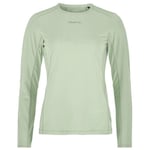 Craft Adv Essence LS Tee M Dam Grön - Långärmad Tröja för Löpare