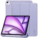 Tech-Protect iPad Air 13 (2024) Fodral med plats för pennna - Violet
