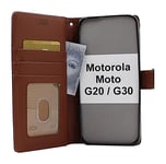 New Standcase Wallet Motorola Moto G20 / Moto G30 (Brun)