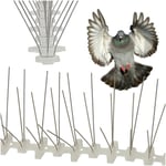 Fågelpiggar i metall för duvor 50cm x 11cm x 4cm