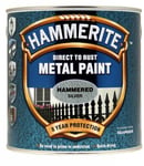 Hammerite Direct To Rust Metal Paint - Hammered Silver - 2.5 Litre