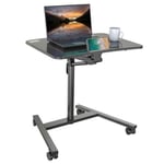 Duronic Projector Stand WPS37 | Multi-Use Video Projector Floor Table on Wheels|