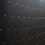 Dekorativa Nätljus | Varm Vit | 320 LED's | 3 x 1.5 m | Ljuseffekter: 7 | Inomhus eller Utomhus | Strömadapter