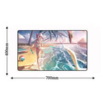 Mouse Pad Game 700X400Mm Gaming Computer Gamer Anime Tablet Pc Mice Pad Keyboard Cute Play Desk Mats Color C