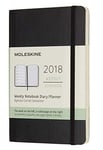 2018 Moleskine Pocket Weekly Notebook Diary 12 Months Soft