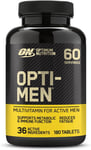 Optimum Nutrition Opti-Men Multivitamin Supplements for Men with Vitamin D, Vit