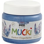Kreul Fingerfärg Mucki - Metallic Blå 150 ml