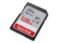 Sandisk Ultra - Flash-Minneskort - 128 Gb - Class 10 - Sdhc Uhs-I
