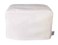 Cozycoverup® Dust Cover for Toaster in White (2 Slice Long Slot 20cm(h) x 20cm(d) x 40cm(l))