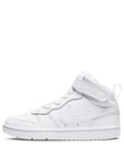 Nike Court Borough Mid 2 Childrens Trainer, White, Size 10 Younger