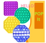 Popit Fidget Toys  Pop It CE -hyväksytyt 4 mallia