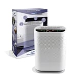 LEICKE Pure O² air purifier with UV Lamp, HEPA-13 filter, double airflow technology, against allergens, smells and pollutants, for cleaned room air, medium-sized rooms up to 80 m²