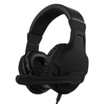Non-lighting Game Headset With Mic Bass Stereo Gaming Headphones Earphone 3.5mm Headset For Gamer For Pc black