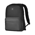 Wenger 606968 PHOTON 14" Water-resistant Laptop Backpack, Padded laptop compartment with Lockable zippers in Black (18 Litres)
