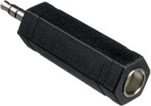 Adapter - 3.5 mm hann til 6.35 hunn