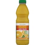 Jus d'orange avec pulpe 100% fruit pressé, 100% pur jus d'orange
