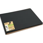 Pronto Barquette de 500 sets table papier Tiss Lack, unis - Format 30x40 cm Noir