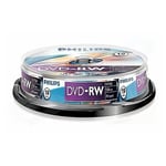 Philips Dvd-Rw 4X 10Pk Spindle