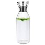 OTARTU Borosilicate Glass Carafe with Drip-Free Lid 1.5L, Stovetop Safe, 50 oz Glass Water Pitcher Fridge Carafe Ice Tea Maker, Juice Glassware. (50oz)