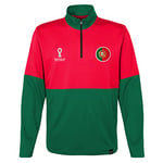 Official Fifa World Cup 2022 Quarter Zip Pull Over, Youth, Portugal, XL18/20