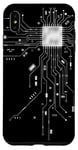 Coque pour iPhone XS Max CPU Cœur Processeur Circuit imprimé IA Geek Gamer Heart