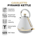 Tower Cordless Kettle  1.7L 3Kw Fast Boil T10044WHT - Cavaletto Range in White