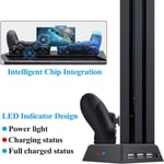 Vertical Stand Replacement For PS4 Pro, Double Fast Charger With Double Fan