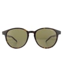 Hugo Boss by Round Mens Havana Green Sunglasses - Brown - One Size