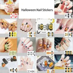 1pcs Halloween Beauty Nail Stickers Pumpkin Skull Blood Water Tr 194