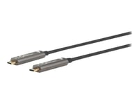 Microconnect - Usb-Kabel - Usb-C (Han) Til Usb-C (Han) - Usb 3.2 Gen 1 / Displayport 1.2 - 5 M - Aktiv - Sort
