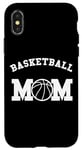 Coque pour iPhone X/XS Maman de basket-ball