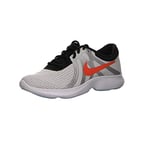 Nike Garçon Mixte Enfant Revolution 4 SD (GS) Chaussures de Cross, Blanc Pure Platinum Team Orange Blac 001, 21 EU