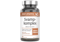 Elexir pharma Svamp Komplex med Reishi, 60 kapslar