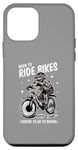 Coque pour iPhone 12 mini Design de vélo amusant - né pour le cyclisme BMX