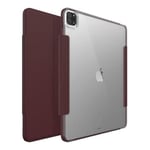 OtterBox Coque Folio pour iPad Pro 12.9-in (4th/3rd gen), Antichoc, Anti-Chute, étui Folio de Protection Fin, Ripe Burgundy