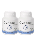2 x C-vitamin askorbinsyra, 90 kapslar