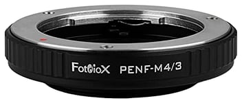 Fotodiox Lens Mount Adapter, Olympus PEN F Lens to MFT Micro 4/3 Four Thirds System Camera Mount Adapter, for Olympus Pen E-PL1, E-P2, Panasonic Lumix DMC-G1, G2, GH2, GF1, GH1 G10