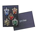 The Noble Collection Hogwarts Tree Ornaments - 4in (11cm) Set of 5 Christmas Ornaments - Officially Licensed Harry Potter Film Set Movie Toy - Gifts for Family, Friends & Harry Potter Fans
