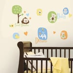 RoomMates Väggdekor Modern Baby Peel & Stick Wall Decals RMK1777SCS