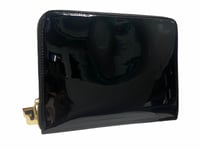 Paco Rabanne  Black Lacquered Bag Purse 12cm x 17cm