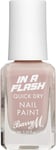 Barry M in a Flash Quick Dry Nail Paint, Shade Pink Pace, Quick Dry Nail Polish