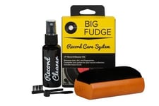 BIG FUDGE 4 in 1 Vinyl Record Cleaning Kit - Includes Soft No-Scratch Velvet
