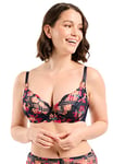 Sans Complexe Femme Elise Fantaisy Soutien gorge, Bedruckt, Marineblau & Blumen, 95C EU