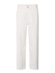 Sabina - Canvas Drill Pant Bottoms Jeans Straight-regular White Rabens Sal R