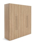 Habitat Atlas 4 Door Wardrobe - Oak Effect