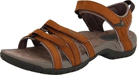 Teva Women's Tirra Leather Sandals, Brown (Rustique Rust), 4 UK (37 EU)