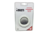 Bialetti Moka Seal and Aluminum Filter, White, 72mm, For 6 Cup Coffee Maker