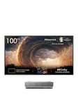 Hisense 100L5H 100-Inch 4K Ultra Short Throw Laser Tv - Supports Dolby Atmos, Dolby Vision Hdr/Hdr10/Hlg &Amp; Alexa &Amp; Freeview Play (Screen Included)