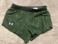 Under Armour HeatGear Training Shorts for Women in Green size Small