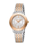 Roberto Cavalli RC5L030M0095 Womens Quartz Silver Stainless Steel 5 ATM 32 mm Watch - Silver & Gold - One Size